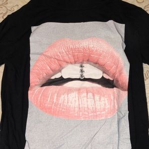 Black long sleeve fashionova shirt